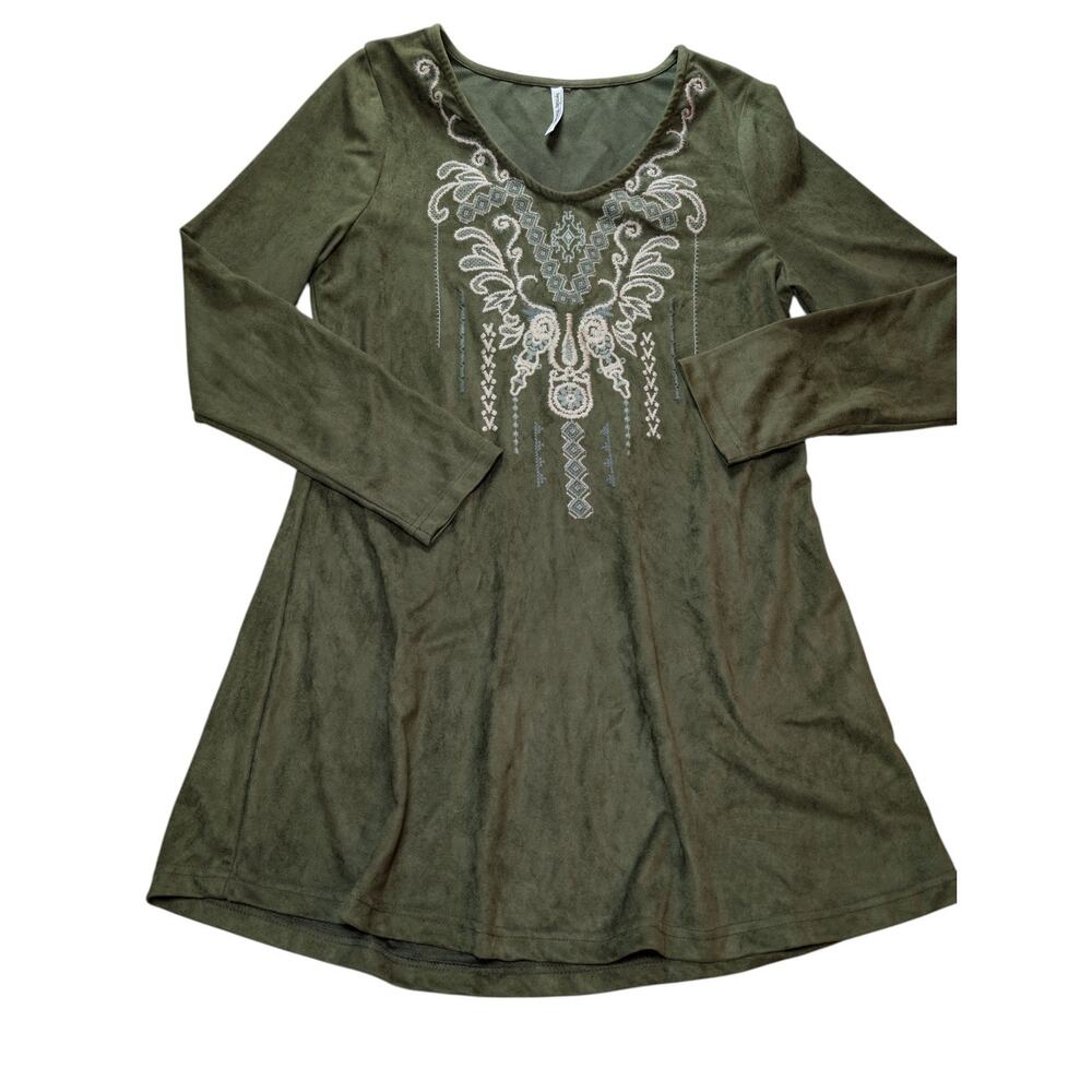 Bohemian Blouse Women's Monoreno Y2K Peasant Cottagecore Velvet like Blouse Sz S